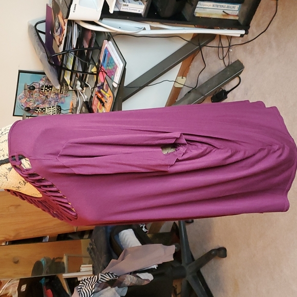 Maurices plum colored blouse size 3X - Picture 3 of 11